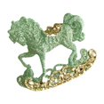 thumbnail image 2 of Adorno colgante de Navidad BLESIY Caballo 10x9cm lentejuelas verde, 2 of 8