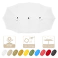 thumbnail image 4 of Yescom 14 Ft Double Sided Umbrella Replacement Canopy Market Table Top Outdoor Balcony, 4 of 12
