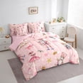 thumbnail image 3 of Feelyou Christmas Nutcracker Twin Bedding Sets 7-Piece for Kid, Princess Fairy Tale Bedding Comforter Set, Winter Festival Reversible Sheet Sets, Breathable Home Decor, 3 of 7