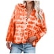 thumbnail image 1 of Tops de mujer Camisas Blusas Elegantes Camisas casuales de manga larga Tie-dye Button Abrigo de solapa recreativo Odeerbi  ODB-5, 1 of 8