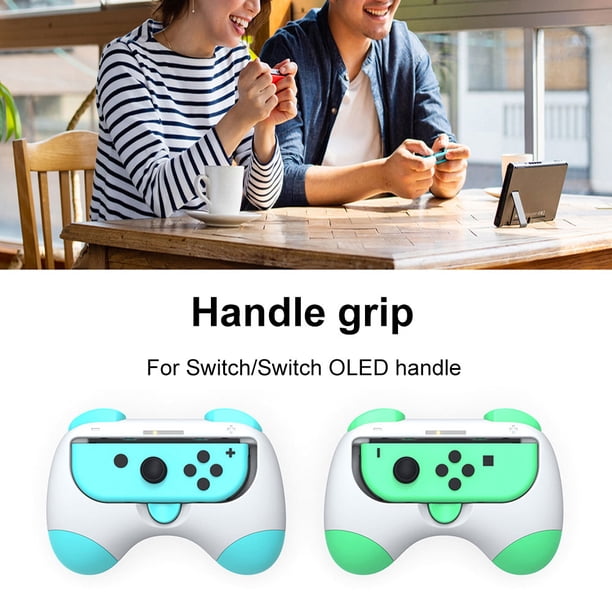 2 uds soporte de soporte izquierdo + derecho Gamepad soporte de agarre de mano ergonómico para interruptor OLED Ndcxsfigh Para estrenar