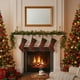 thumbnail image 5 of Hogar y cocina, Decoración del hogar, 8.9FT Christmas Norfolk Garland Fork Norfolk Natural Garland Artificial Garland para Navidad Mesa Chimenea Pared Decoración del hogar, Plast ic ratta n, 5 of 6