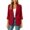 *Wine, variant on ClodeEU Women's Lapel Collar 3/4 Sleeve Open Front Blazer,Casual Loose Work Suit Jacket with Pockets ,Women's Plus L