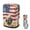 American Bison, variant on Chririnla American Flag Rain Cover for Golf Bags Waterproof Gear 250 Years Anniversary Golf Bags Cover Rain Hood with Side Zipper Easy Access Universal Fit for Mens Women Golfer
