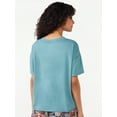 thumbnail image 3 of Joyspun Women's Graphic Sleep T-Shirt, Sizes S to 3X, 3 of 6