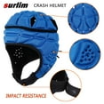 thumbnail image 4 of Surlim Rugby Helmet Headguard Headgear for Soccer Scrum Cap Soft Protective Helmet for Kids Youth (Blue, Large), 4 of 4