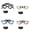 Black,White,Blue,Pink, variant on Swim Goggles with Ear Plugs & Zippered Box, Anti Fog No Leaking Swimming Goggles for Adults Women Men, 360° Wide View Pool Goggles for Beach Training, 6.69"
