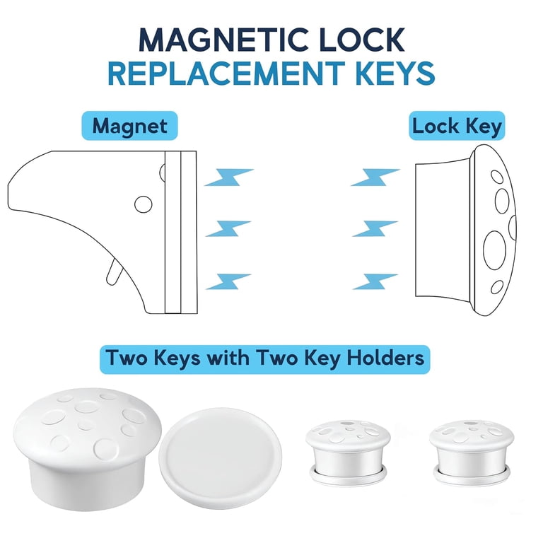 Baby Proof Me Replacement Keys for Magnetic Locks, 2-Pack photo 3