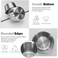 thumbnail image 2 of 24 Tazas de Salsa para Mojar de Acero Inoxidable de 2 Onzas, Mini Tazones para Salsa, Tazas de Condimentos de Metal Reutilizables, Recipientes para Moldes (Plateados), 2 of 5