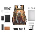 thumbnail image 4 of Easygdp Sunshine Flower Meditating Cat para Easygdp Yak - Mochila Casual Ligera y Resistente para Viaje y Senderismo para Hombres y Mujeres, 4 of 7