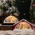 thumbnail image 4 of Light Decorative for Bedroom Living Wooden House LED Snowman, 4 of 8