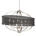 thumbnail image 2 of Golden Lighting 3167-LP PW-BLK Colson Linear Pendant with Shade, Pewter, 2 of 4