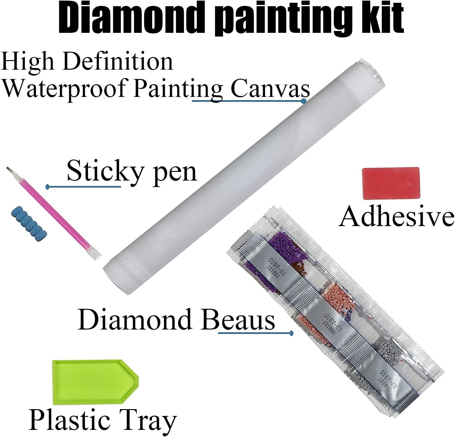 5D DIY Diamond Art Painting, Full Rhinestones, Embroidery Kit Craft-Coraline