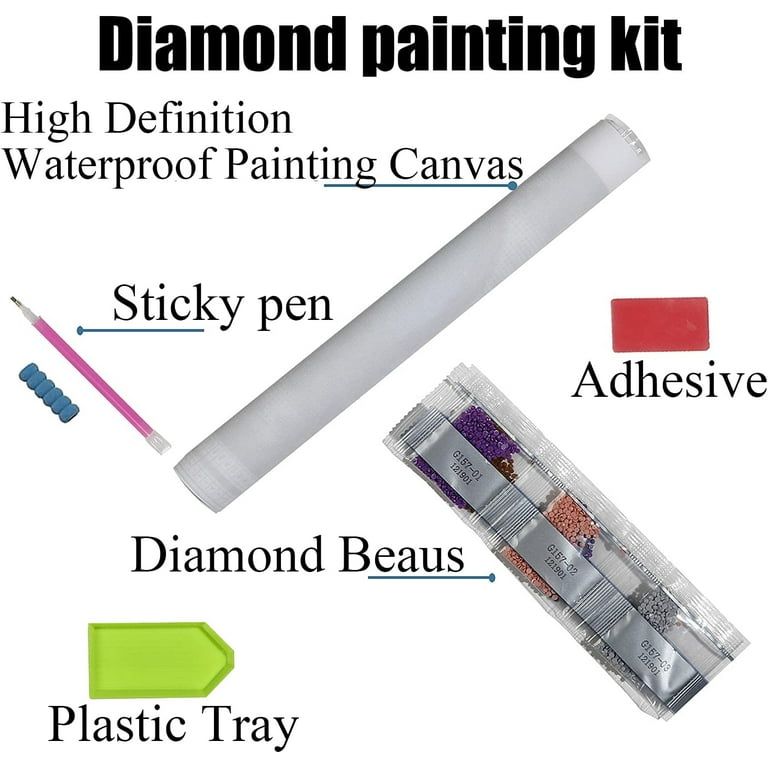 HUANNY DIY Coraline Diamond Painting Kits for Adults Kids, 5D Premium Diamond Art, Full Drill Crystal Rhinestones for Crafts, Home Office Décor