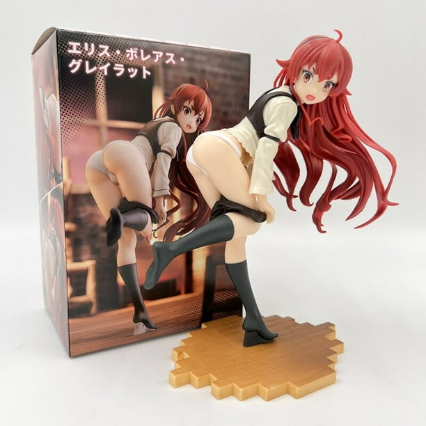 Figura DE ACCIÓN DE Mushoku Tensei, figura de Anime de reencarnación sin trabajo, chica Sexy, Eris, Greyrat, Hentai, modelo coleccionable, juguetes, 18cm Fivean unisex