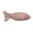 Red, variant on Wave Pattern Canvas Fish Dog Toys Durable Fabric Simulated Fish Chewing Plush Toys for Large and Small Dogs Indoor Outdoor Play, 8x3 Inch Gray