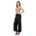 thumbnail image 6 of Womens Elastic Waist Palazzo Pants, 6 of 10
