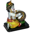 thumbnail image 2 of Krishna Statue 4.5" Lord Krishna the Butter Thief (Makhan Chor) (YX62A), 2 of 4