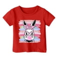 thumbnail image 5 of Easter Shirts Kids Fashion Soft Blue Flowers Easter Cute Tshirt 2026 Happy Easter Tees Cotton Short Sleeve Tops, 5 of 5