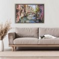thumbnail image 2 of Stupell Industries Reflections of Venice Brown Framed Floater Canvas Wall Art design by LSR Creative Studio, 21 x 31, 2 of 9