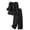 #34Black, variant on Womens 2 Piece Sets Cotton Linen Boho 3/4 Sleeve Embroidered Tops Wide Leg Palazzo Pants Matching Summer Casual Gauze Outfits