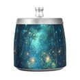 thumbnail image 7 of Yayeee Ashtray with Lid for Cigarette Smokeless Stainless Steel Home Ash Holder, Magical Forest Glowing Lights, 7 of 7