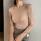 thumbnail image 1 of Camiseta básica de cuello redondo de algodón modal de primavera y otoño para mujer Camiseta interior de manga larga negra de otoño e invierno para mujer, 1 of 6