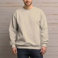 thumbnail image 4 of Men's 100% Cotton Crew Neck Sweatshirt Loose Soft Basic Pullover Sweatshirt, 4 of 15