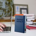thumbnail image 4 of Journaling Notebooks, 2025 Weekly Planner Notebook Hardcover 2025 Calendar Planner With Monthly Tab 80gsm Thick Paper Daily Planner 365-day Office Plan Up to 60% off, 4 of 9