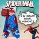 thumbnail image 2 of Poncho de toalla con capucha Spider-Man, 100% algodón, 125 x 75 cm, 2 of 9