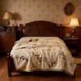 thumbnail image 3 of RKSTN polyester Raschel blanket Thick Raschel Blanket Winter Warm Blanket Flannel Cover Blanket Bed Sheet Double-layer Antistatic Cloud Blanket, 3 of 5