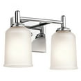 thumbnail image 3 of 45573OZ Kichler Lighting Shailene - 2 Light Bath Vanity Approved for Damp Locations - with Transitional inspirations - 8.25 inches tall by 12.5 inches, 3 of 7