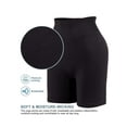 thumbnail image 3 of FEEL THE BURN Womens High Waist Yoga Shorts Tummy Control Running Short Pants for Exersice Jogging Workout (Black, M), 3 of 7