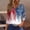 White, variant on USA 250th Anniversary T Shirts for Celebrate 250th Anniversary of America Patriotic Veteran Tee America 250 Merchandise 3/4 Sleeved Top for Woman