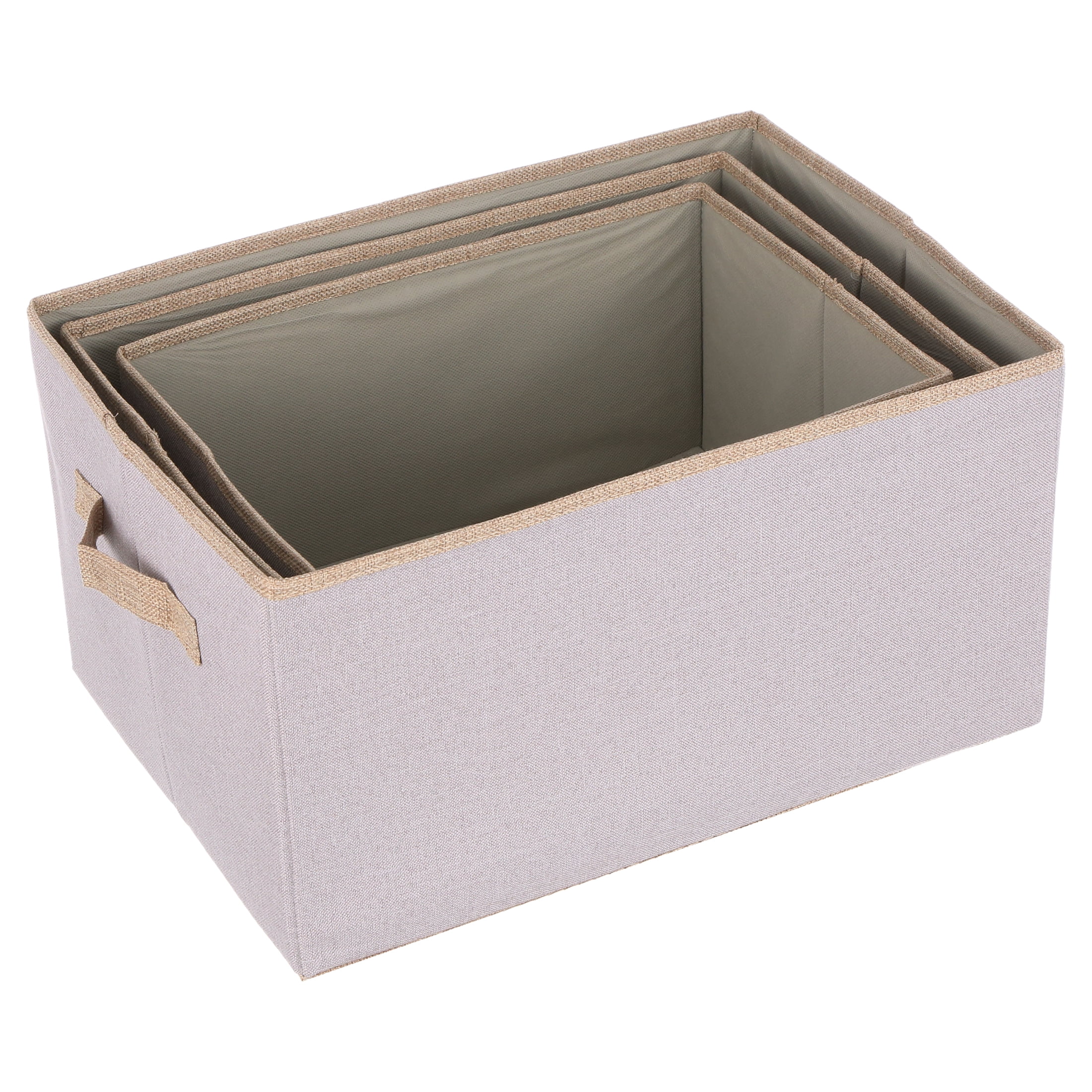 Urban Shop Linen Storage Bins (Set of 3)