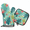 Multicolor 3, variant on CURLYOOT Tropical Leaf Summer Flower Oven Mitts and Pot Holders 2 pcs Set, Decorative Kitchen Gloves Hot Pads Washable Oven Glove for Cooking Baking