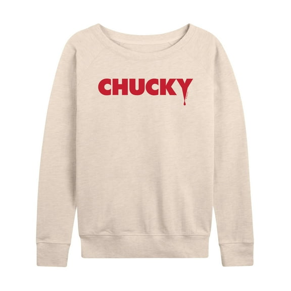 Chucky - Original Movie Logo - Women's Lightweight French Terry Long Sleeve Shirt