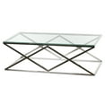 thumbnail image 2 of Cortesi Home  Gwen Contemporary Glass Coffee Table, 2 of 3