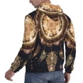 thumbnail image 6 of Salouo Dreamcatcher With Mandala Pattern Men's Fall Hoodie Sweatshirt,Sport Hoodie with Pockets for Men Pullover Casual Hooded Sweatshirt-3X-Large, 6 of 7