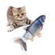 thumbnail image 1 of Juguetes para gatos con forma de pez flopping con hierba gatera, juguetes para gatos de interior/mascotas/cachorros/perros pequeños, 1 of 8