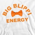 thumbnail image 2 of Blippi Big Blippi Energy Adult Pull-Over Hoodie, White, Small, 2 of 5