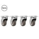 thumbnail image 2 of Ruedas Giratorias Para Muebles De Alta Resistencia, 4 Ruedas Silenciosas De Goma Suave. Rodamiento Sellado, Baja Resistencia A La Fricción, Resistencia A Altas Temperaturas, Alta, 2 of 7