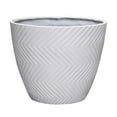 thumbnail image 2 of L&G Solutions 13 in. H X 16 in. D Polyresin Yuma Planter White, 2 of 3