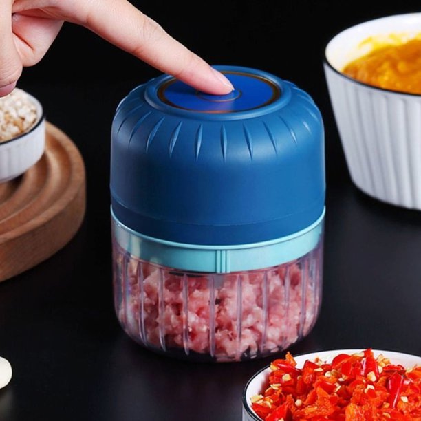 Jikolililili Mini Garlic Chopper, Powerful Garlic Mincer Mini Chopper