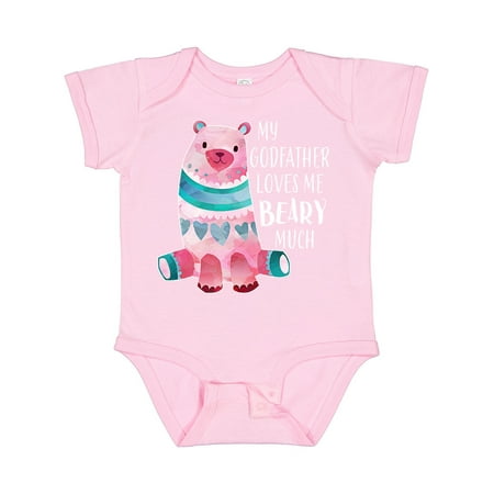 

Inktastic My Godfather Loves Me Beary Much with Cute Bear Gift Baby Boy or Baby Girl Bodysuit