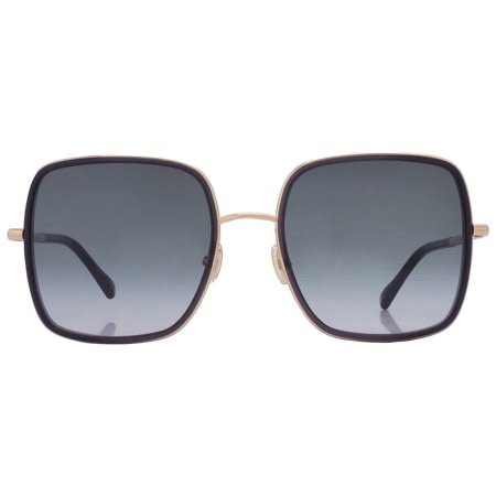 Jimmy Choo JAYLA/S 02F7 9O Women's Gold Square Frame Sunglasses