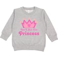 thumbnail image 2 of Inktastic Yes I Am the Princess Crown Toddler Sweatshirt, 2 of 4