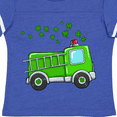 thumbnail image 3 of Inktastic St. Patrick's Day Green Fire Truck with Clovers Boys or Girls Toddler T-Shirt, 3 of 4