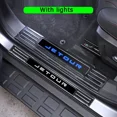 thumbnail image 4 of Tira de umbral de puerta con diseño de coche para Jetour T2 Traveller 2023, placa de desgaste de acero inoxidable, pegatinas para pedal de pedal, accesorios para automóvil, 4 of 5