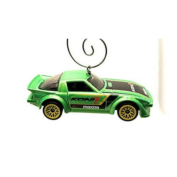 Mazda RX-7 Christmas Ornament 1:64 Green